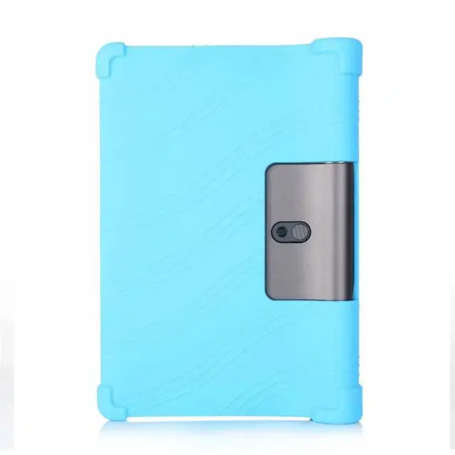 Чехол для планшета lenovo Yoga Tab5 YT-X705F, силиконовый чехол-подставка для планшета lenovo Yoga Tab 5, противоударный защитный чехол - Цвет: Sky Blue