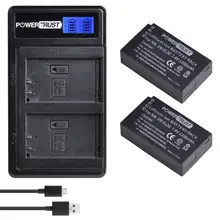 2 pièces EN-EL20 EN EL20 ENEL20 EN EL20a Batterie et LCD Double Chargeur pour Nikon Coolpix P1000 Nikon1 J1, J2, J3 Nikon1 AW1