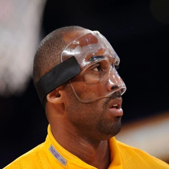 

Transparent Basketball Protection Shell Full Face Mask Football Mask Sports Medical Face Nose Eye Cheek Protecting Mask