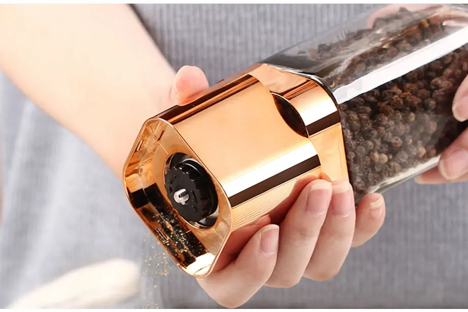 Manual Spice Grinder Ceramics Core Fine Pepper Salt Powder Mill Herb Mincer Bottle Condiment Shaker Jar Food Mills Kitchen Tools