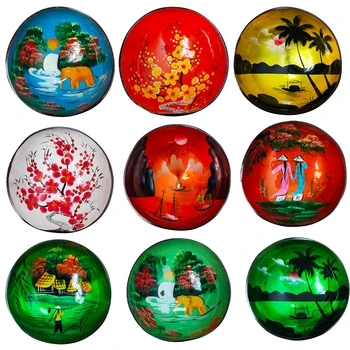 

100% Coconut Bowl Wooden Handmade Coconut Shell Bowls