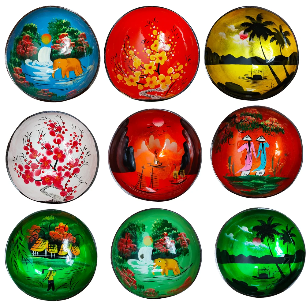 

Natural Coconut Shell Bowl Coconut Bowl Candy Ice Cream Bowls Food Container Coconut Bowls Handmade Fruit Salad Bowl Home Decor