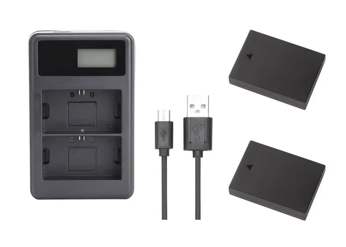 Розовый LP-E10, LPE10 аккумулятор+ USB зарядное устройство для Canon EOS Rebel T3/1100D/Kiss X50 и Rebel T5/1200D, Rebel T6, EOS 1300D - Цвет: Розовый