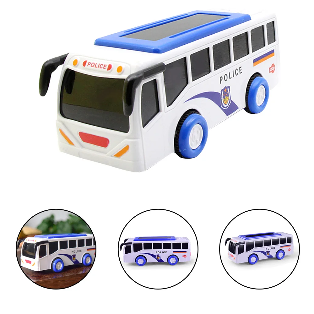 Baby Plastic Toys Car Luminous Inertia Car School Bus Model Toy Early Education Toy For Children 3