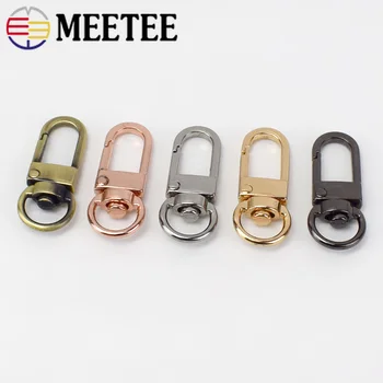 

10/20/50pcs 10mm Metal Dog Buckle Spring Snap Clasp Hook KeyDIY Bag Decor Hang Buckles Hardware Leather Carfts Accessories F3-29