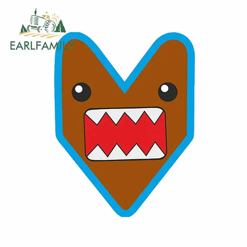 EARLFAMILY 13 см x 10 1 для Domo Kun оригинальные креативные автомобильные наклейки DIY