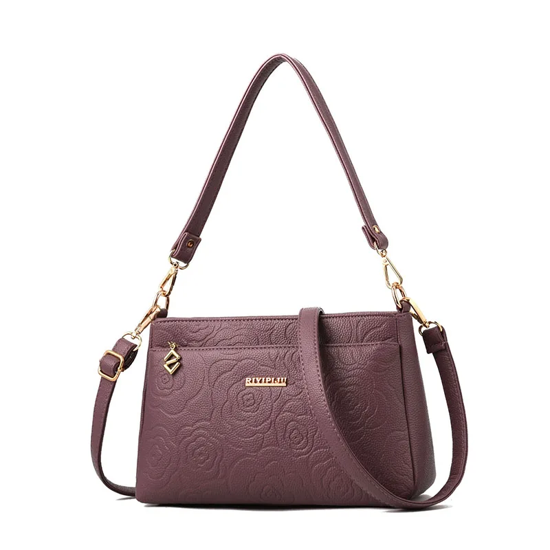 Женская сумка мессенджер из искусственной кожи с цветочным принтом повседневная