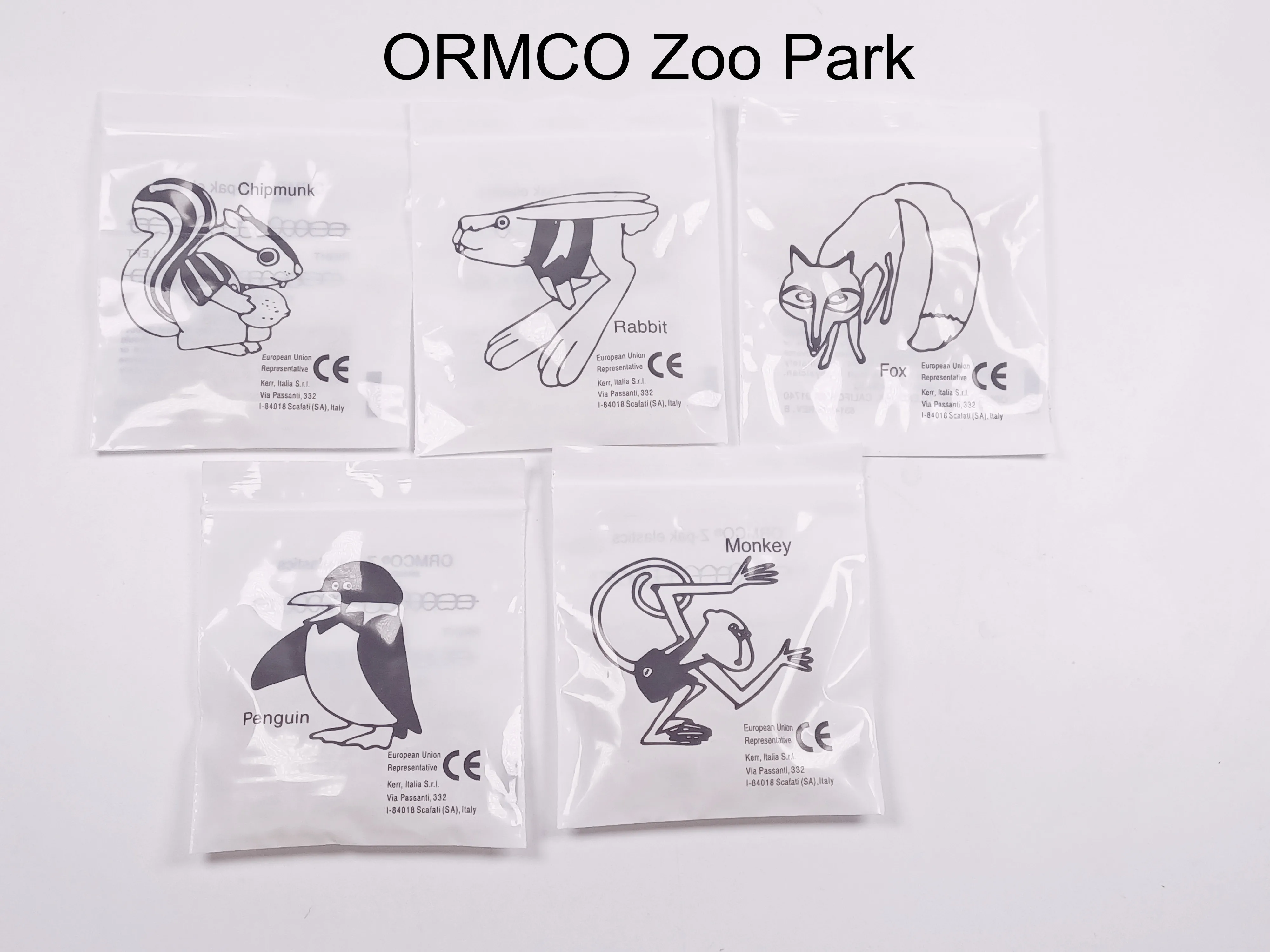 

10pack ORMCO Zoo Dental Rubber Bands Orthodontic Elastics Chains Ties 3.5OZ 1/8 3/16 1/4 5/16 3/8