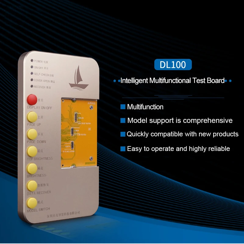 DL100 LCD Screen Tester 3D Touch Display Tester Original Color Photosensitive Restoration for iPhon
