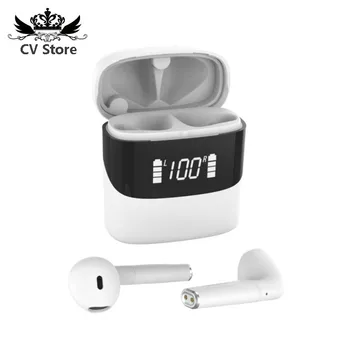 

P23 TWS Touch Bluetooth Earphone V5.0 Wireless Earbuds Sports Digital Display Stereo Earphones Auto Power On Auto Pairing