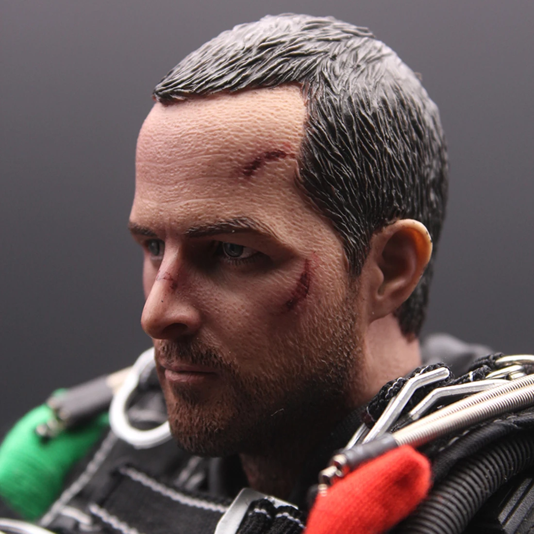 1/6 30 см Реалистичная фигурка для головы, сделай сам, морская печать, парашютный солдат ВВС, модель с парашютом, модель здания