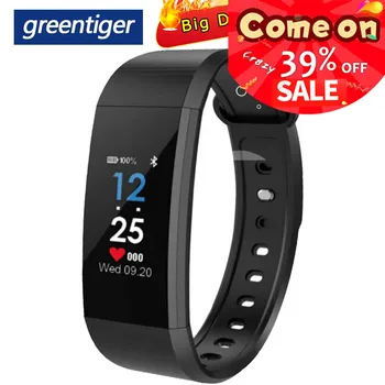 

Greentiger I9 Smart Bracelet IP68 Waterproof Fitness Activity Tracker Blood Pressure Heart Rate Monitor Sport Smart Wristband