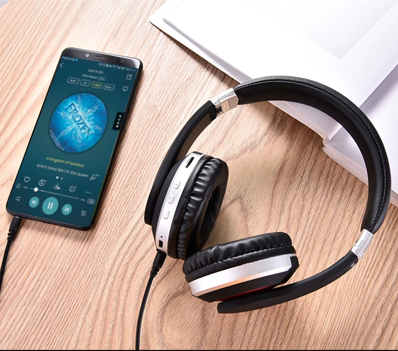 MH7 беспроводные наушники Bluetooth гарнитура Складные стерео игровые наушники с микрофоном Поддержка TF карты для IPad мобильного телефона