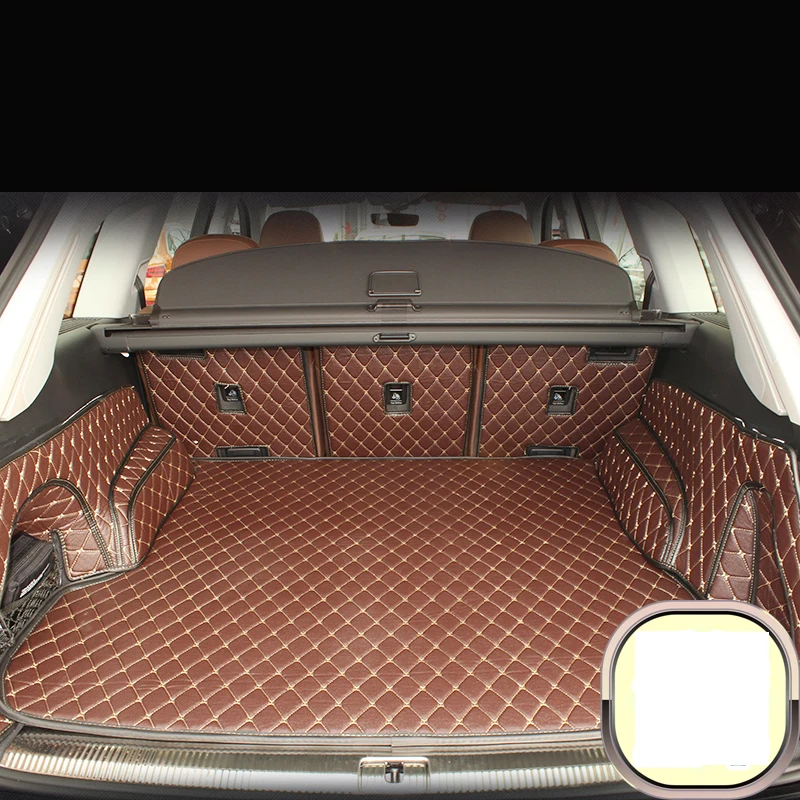 Волокна кожи багажник автомобиля коврик для audi Q7 2008 2009 2010 2011 2012 2013 rs q7 автомобильные аксессуары