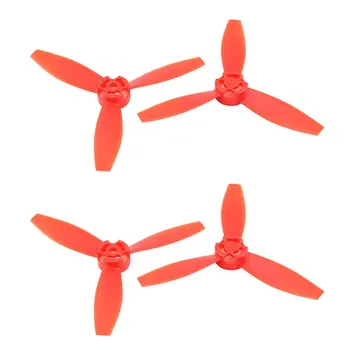 

2 Pair Plastic Light Weight Golden Triangle Sirfoil Design Propellers Quick Release Prop Blade for Parrot Bebop 2 Drone