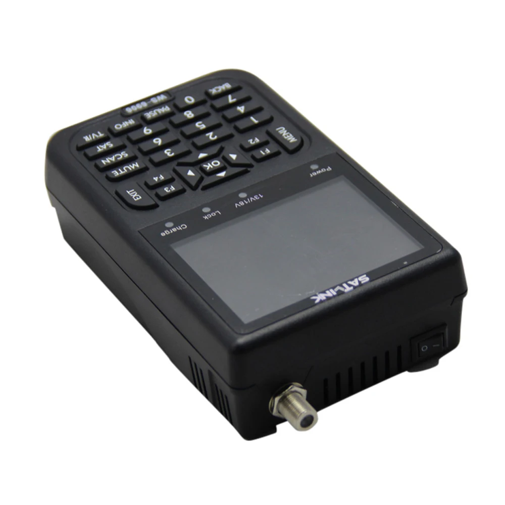 SATLINK WS-6906 цифровой спутниковый искатель 3," ЖК-дисплей DVB-S FTA спутниковый измеритель сигнала детектор автоматическое сканирование для спутниковых тарелок