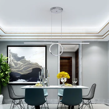 

NEO Gleam Chrome Gold Plated Pendant Lights For Dining Room Kitchen Room Corridor Pendant Lamp 110V 220V Hanging Lights Lamp