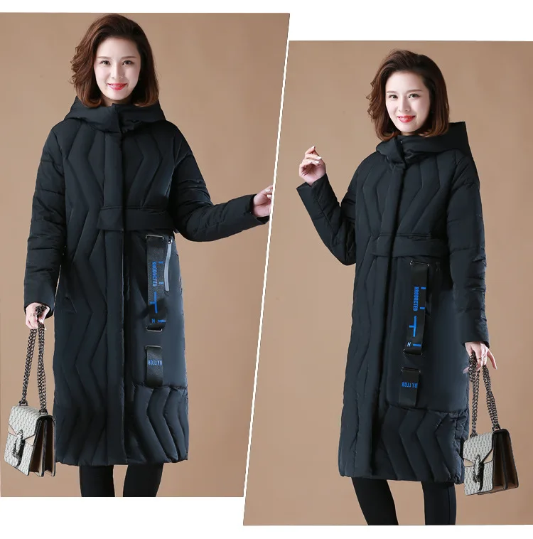 Women's Winter Jacket new middle-aged Long-sleeved Cotton Clothes Women Coats Mother Down Cotton Padded Jackets Tops XA102