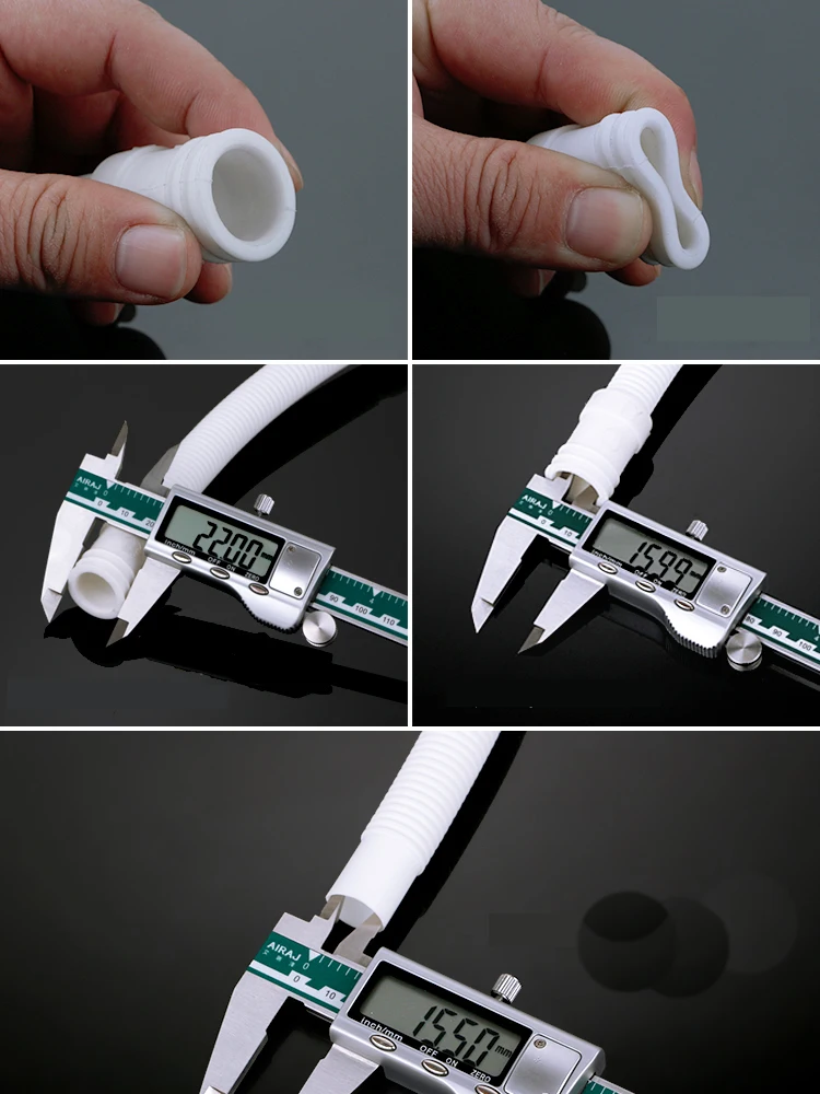 1M-5M 15mm x 16mm White Drain Hose Pipe for Air Conditioner Or Washing Maching Inlet Pipe Plumbing Hoses plumbing hose drain hose