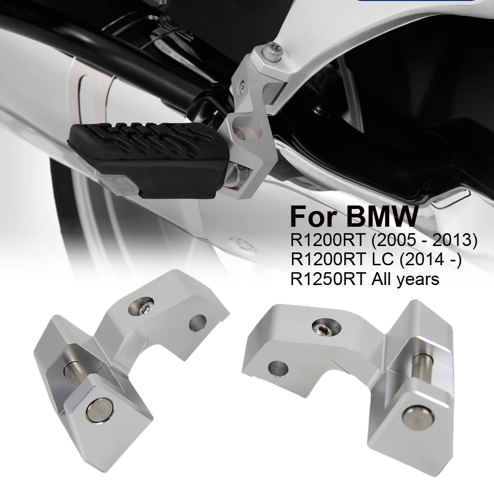 

NEW Motorcycle For BMW R 1250 RT All years R1250RT Passenger Footrest Foot Peg Lowering Kits R 1200 RT LC