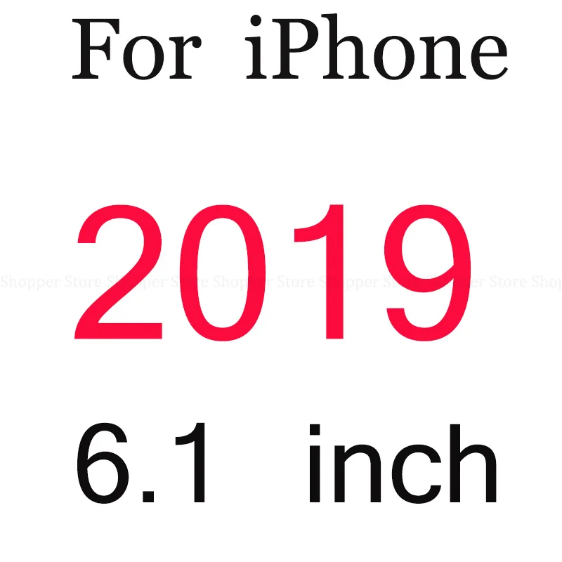 For iPhone 6.1 2019 Новое закаленное стекло для iPhone 11 11 Pro MAX Защитная крышка для экрана стекло для iPhone 11 XI XIR XR Pro 6,1 6,5 5,8 дюймов пленка - Цвет: For iPhone 6.1 2019