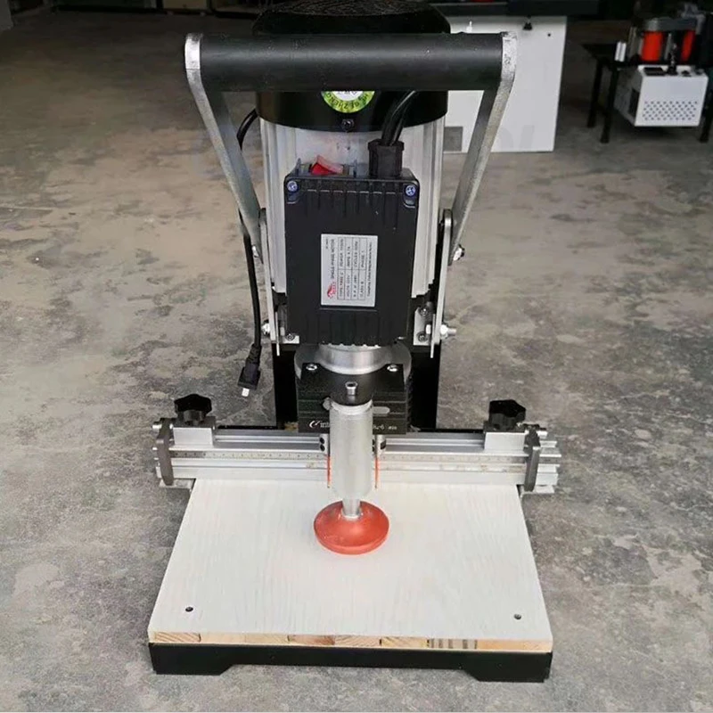 Woodworking Hinge Drill Portable Cutting Machine Three In One CNC Multi-function Semi-automatic Drilling Machine Lathe DIY Tool 4