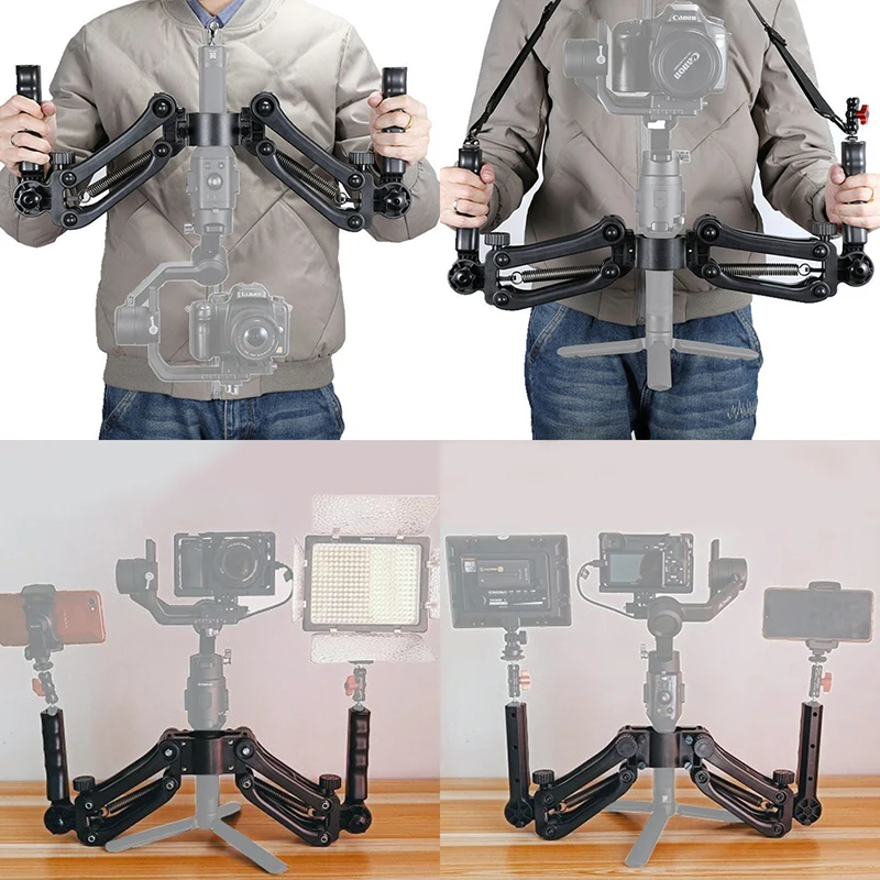 Стабилизатор с двумя ручками для Dji Ronin S Zhiyun Crane 2 V2 Plus M AK4000 AK2000 нагрузка 4 5 кг
