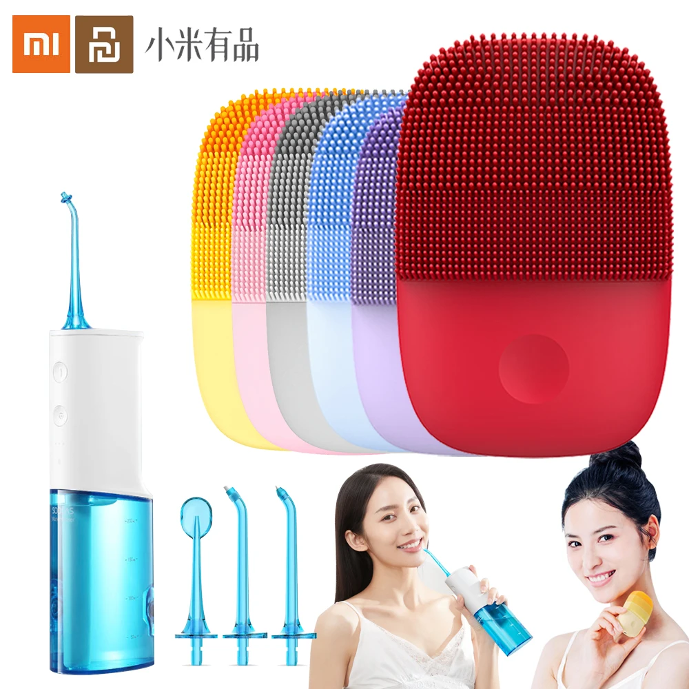 Xiaomi InFace электрическая Очищающая щетка для лица и Soocas W3 портативный ирригатор