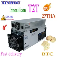 Шахтерная микросхема Innosilicon T2T 27T SHA256 BTC МПБ Шахтер лучше, чем S9 S9K T17 S17 S15 T15 S11 T9 Z11 M3 M3X M21s T3 E10 E10.2 E10.3
