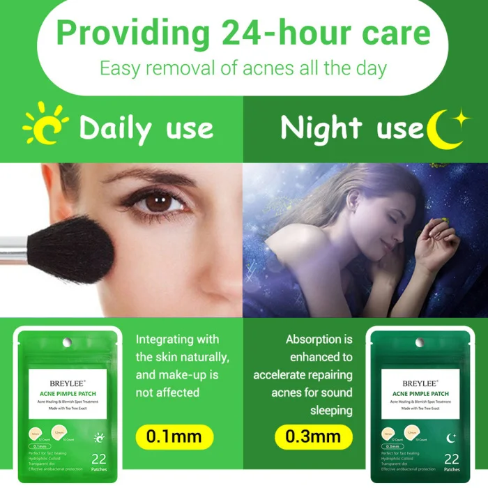 Tea Tree Skin Patch Acne Pimple Patch Reduce Invisible Stickers for Skin Care JS11