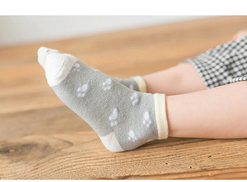 CHILDREN'S Socks Children's Socks Thick-Cartoon Spring And Autumn Baby Babies' Socks Pure Cotton Children's Socks Thin Spring An