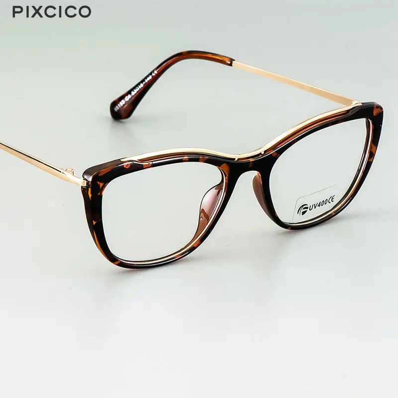 

Pixcico 45771 Square Glasses Frames Women Optical Fashion Computer Glasses