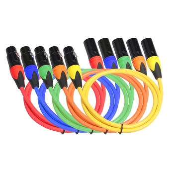 

1M/3ft XLR Coloured Male-Female Microphone Mic & Audio Signal DJ Cables