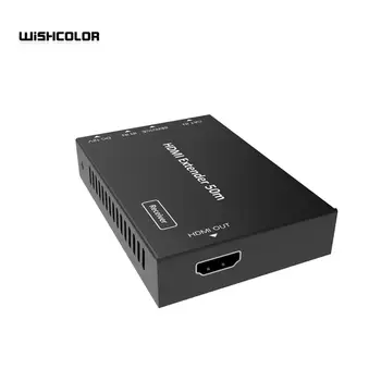 

For 4K HDMI Extender Over Ethernet Cable Cat5e Cat6 18Gbps with One-Way IR 50M HDC-EDB50C