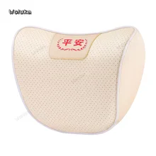 Поясная поддержка кожаное автомобильное кресло-Подушка-подушка для талии набор подушек memory foam подголовник, сужение для отдыха и безопасности Автомобильный аксессуар CD50 Q05