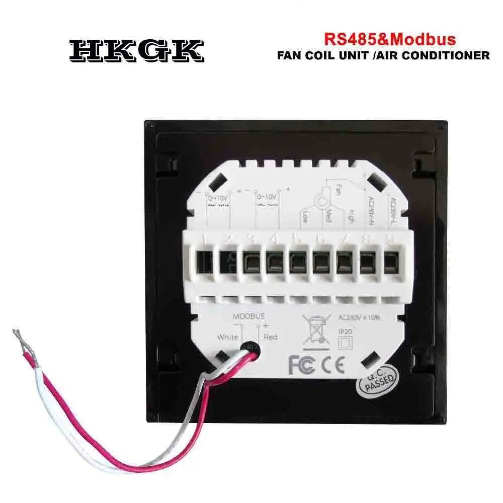 4 трубы 2 Трубы Тип кондиционера термостат RS485 и Modbus интерфейс программирования для регулируемого 0-10 В пропорциональный