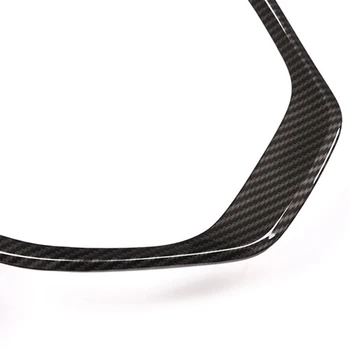 

ABS Steering Parts Wheel Sticker Decor Frame Plastic Black Replacement Accessories Refit Carbon Fiber Car 2019
