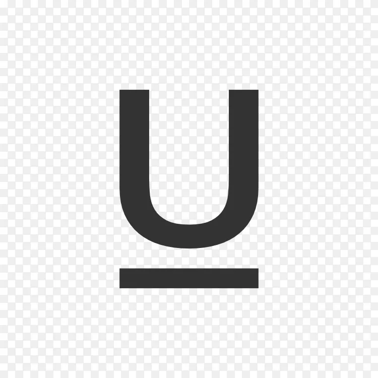 计算机图标下划线斜体下载符号