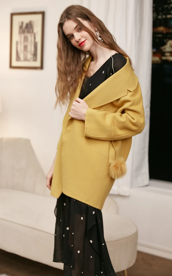 Vero Moda пальто женское парка женская зимняя куртка для женщин О товаре Для женщин шерсти светильник фиолетового цвета с круглым вырезом Форма чистый Шерстяное пальто | 318327525