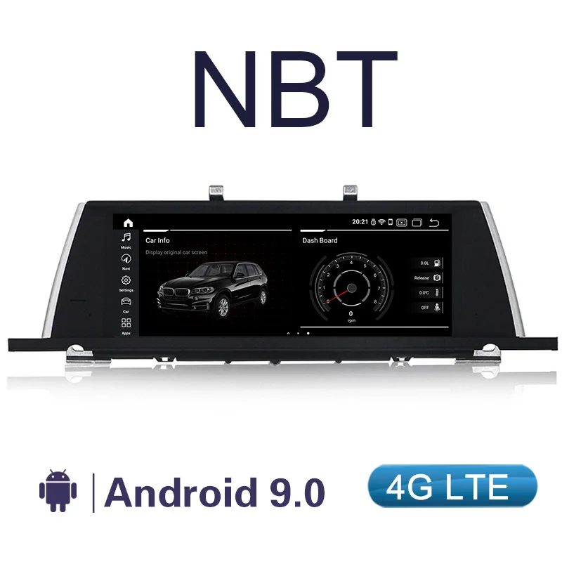 4G Lte 4G+ 64G 8 ядерный Android 9,0 Автомобильный мультимедийный dvd-плеер для BMW 5 серии GT F07 2009- с аудио радио wifi gps навигацией - Цвет: 8core NBT