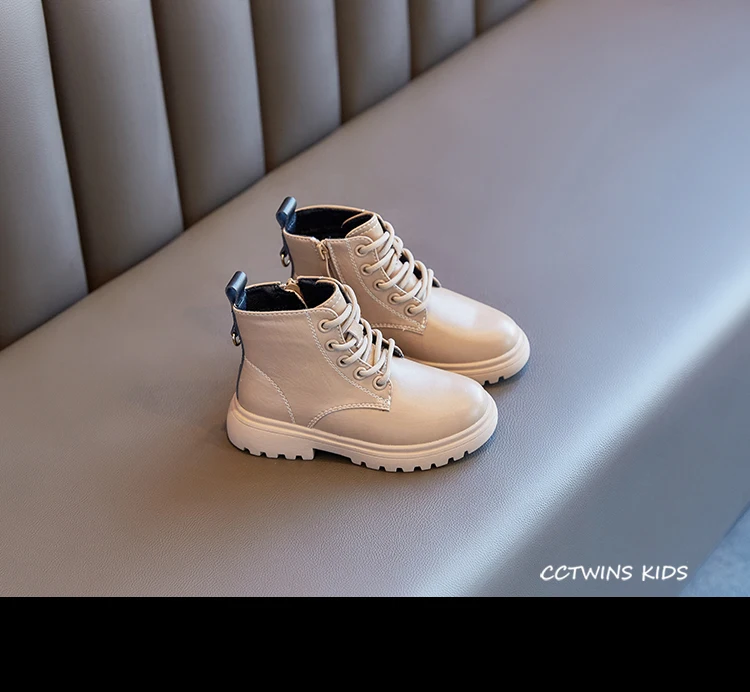 CCTWINS/детская обувь; коллекция года; сезон осень; модные черные повседневные Ботинки martin для девочек; обувь в британском стиле для мальчиков; модельные ботинки; MB113