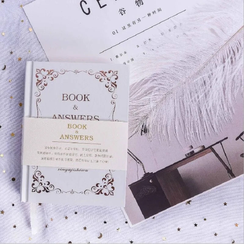 Новая книга в твердом переплете, книга с ответами в твердом переплете, дневник, блокнот, clothbound