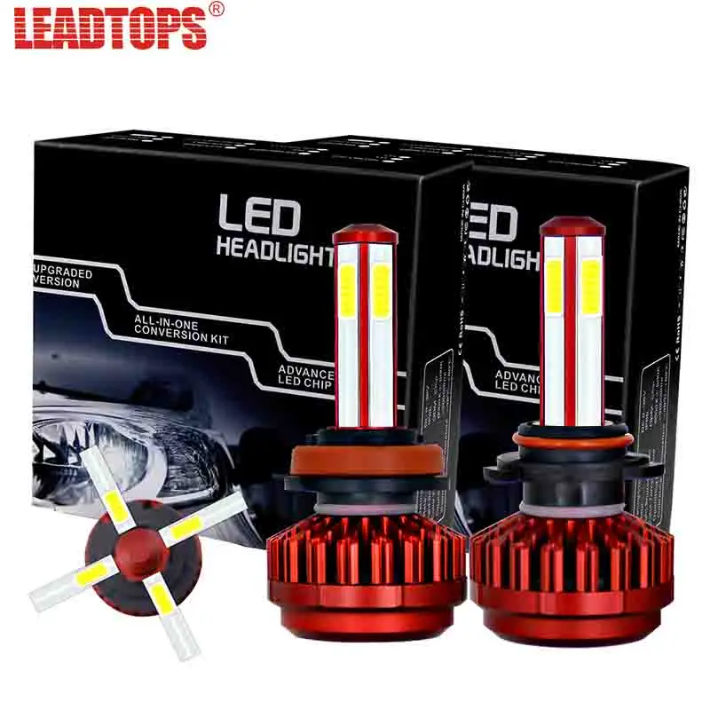 

LEADTOPS H7 H4 H8 LED Headlight Bulb 9003 9006 9005 COB 80W 8000LM All In One LED Headlights Car Light 6500K 12V 24V AE