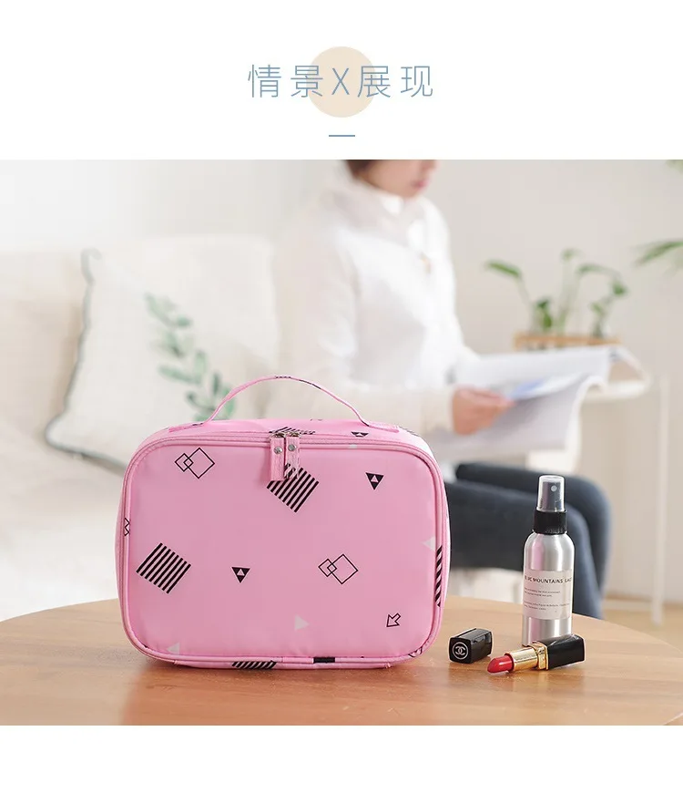 South Korea Cute Hand Waterproof Portable Cosmetic Bag Large Capacity Travel Cosmetics Storage Bag Wash Bag
