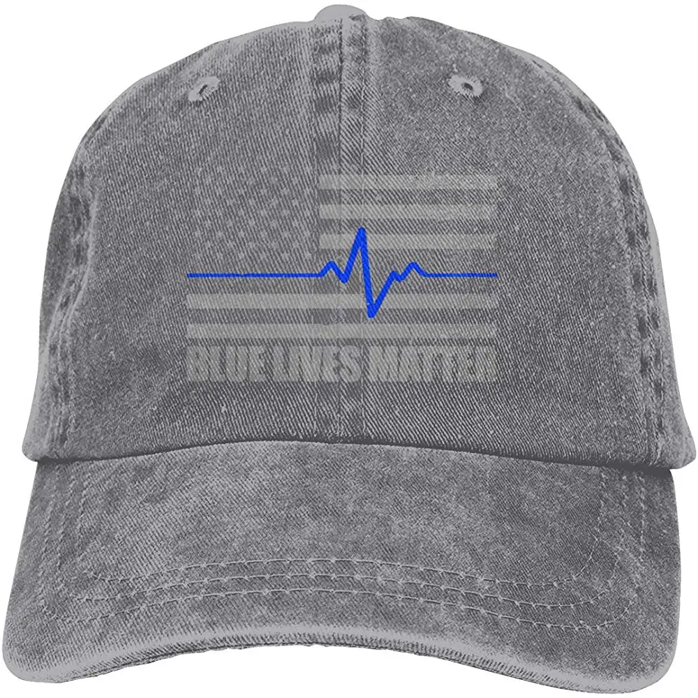 Мужская женская синяя бейсбольная кепка Lives Matter, джинсовая кепка для папы, Кепка для водителя грузовика