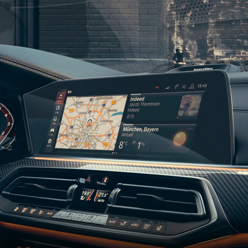 Автомобильный Стайлинг gps навигационная пленка экрана для BMW X6 G06-Н. В. Приборная панель пленка экрана низкий/высокий Mach аксессуары наклейки