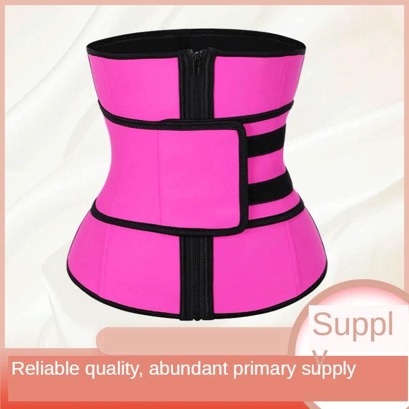 3 Support Double-layer Rubber Abdomen Corsets Ladies Sports Belts Sweaty Spandex Everyday | Женская одежда