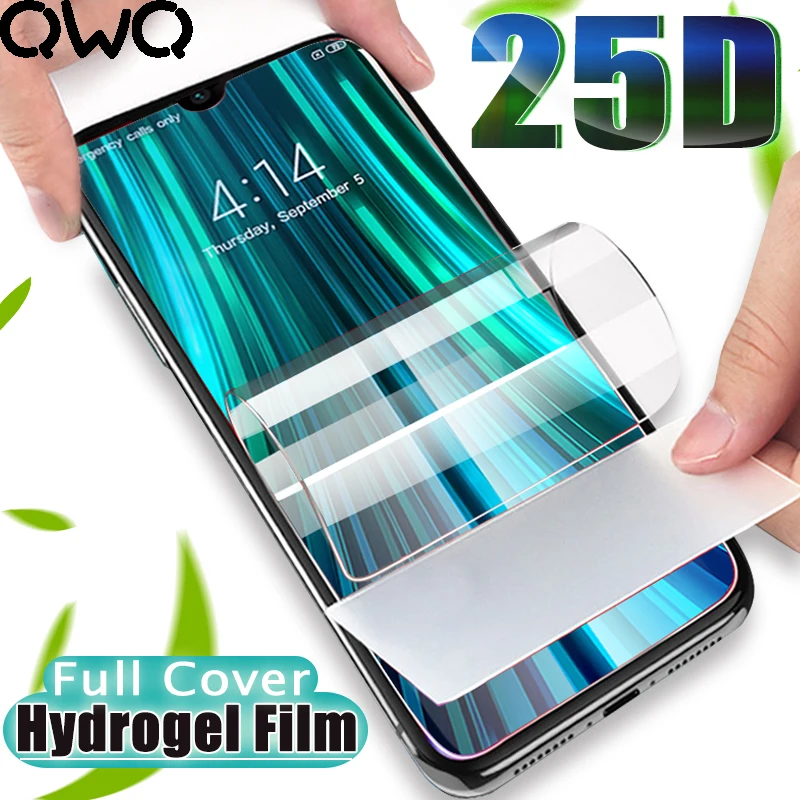 

25D Full Cover Hydrogel Film For Xiaomi Redmi Note 8 Pro Screen Protector For Redmi Note 8 7 6 K20 Pro 6A 7A 8A GO Soft Film