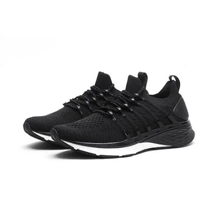 Black Size43 Новинка Xiaomi Mijia Sneaker 3 мужские кроссовки 3 Uni-moulding 2,0 Fishbone Lock system эластичный вязаный вамп амортизирующая подошва - Цвет: Black Size43
