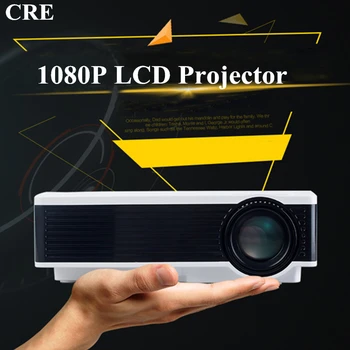 

2019 wifi Mini Projector Built-in Speaker USB HDMI AV Video Full HD Portable Projector For Home Theater Movie Beamer Projector